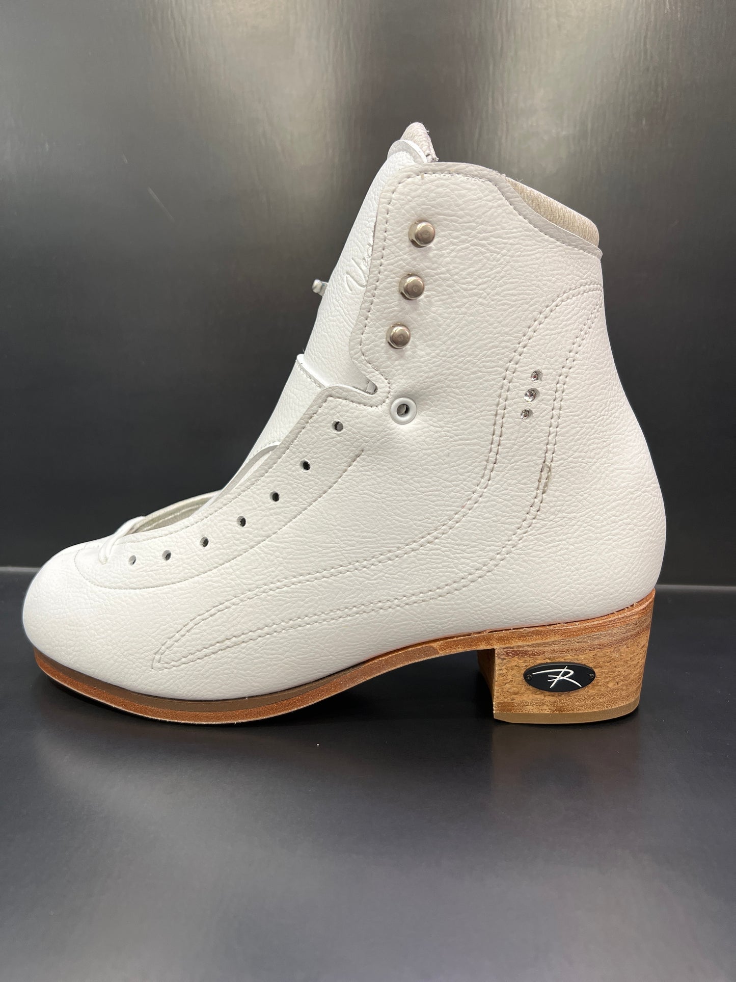 Riedell Vega White Boot